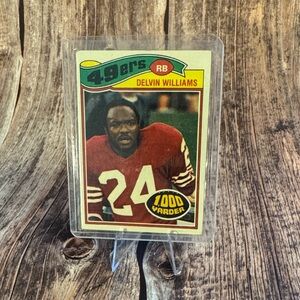 1977 Topps Delvin Williams #425 49ers Football Card Item #ME740
